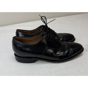 Men's Dress Shoes JOHNSTON & MURPHY Melton OPTIMA 02981 Sz 9.5 D/B Black Leather